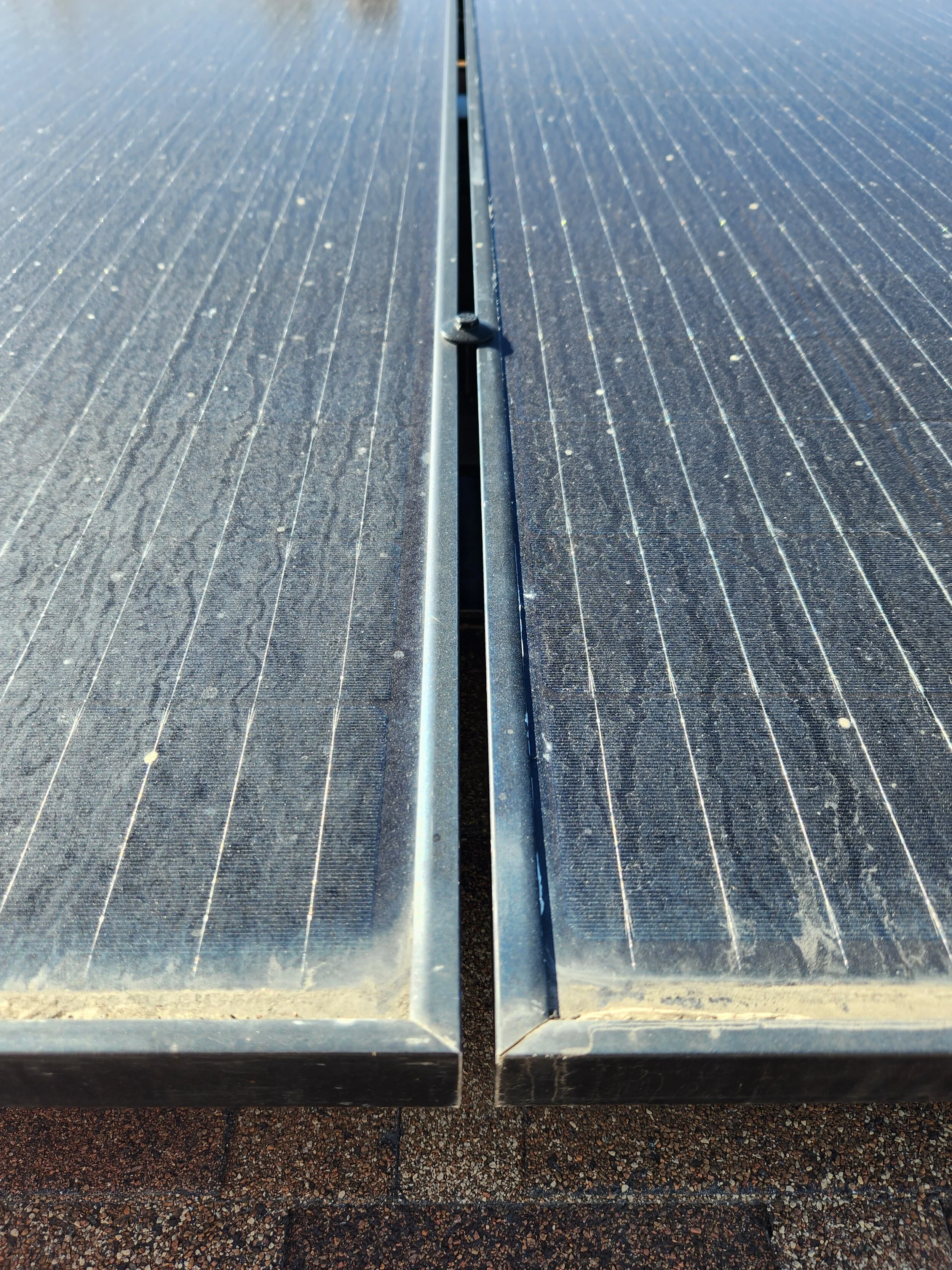Before a Saturn Solar Cleaning visit in San Diego County